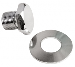 Chrome Pulley Bolt and Washer