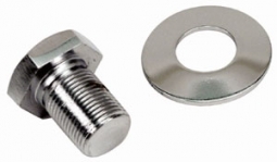 Chrome Pulley Bolt And Washer Extra Long