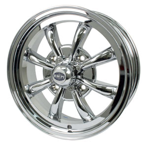 Chrome EMPI GT-8 Spoke Wheel: Pierside Parts