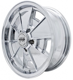 EMPI Chrome BRM Wheel For Late Bus, 5x112