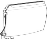 Door Seal,Left, Bug ' 46 - ' 66