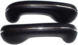 Arm Rest, Black, Pair, Bug'S ' 58 - ' 67