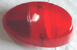 Tail Light Lens, Bug ' 62-'67, All Red