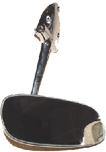 Rear View Mirror,Chrome Bug '58-'64