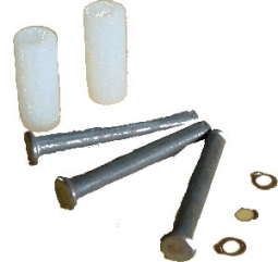 Ghia Door Check Rod Roller Pin & Clip kit, Ghia All Years