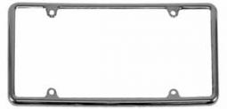 License Plate Frame, Chrome, Each