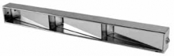 Billet Aluminum 3-Panel R/V Mirror, 18" Wide