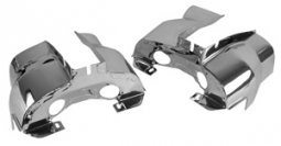 Pair of Off-Road Chrome Dual Port Cylinder Shrouds