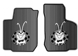 New Beetle Lady Bug Floor Mats, Colored,  For 1998 on, Front Pair