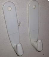 White Genuine VW coat hook