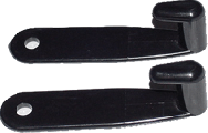 Seat Belt Hangers Black