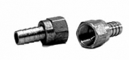 Swivel 1/2 Barb Hose Fitting, Pair