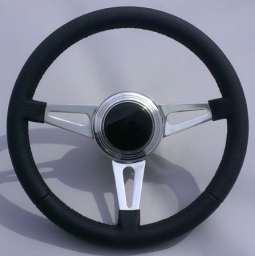14" leather wrapped steering wheel kit