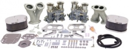 EMPI Weber Deluxe Dual 40 IDF Carb Kit w/ Billet Aluminum Air Cleaners