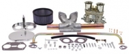 EMPI Single 40HPMX Type 1 Carb Kit w/ Chrome Air Cleaner