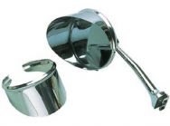 Stainless Steel Round Mirror Visor