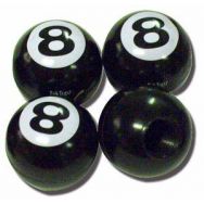 8 Ball Air Valve Caps - pair