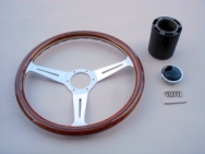 ISP VW Bug Ghia Type 3 Replica Nardi Wood Steering Wheel