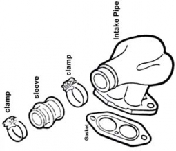 Clamp,  For Dual Port Intake Boot Small Side