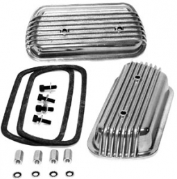 SCAT Finned Aluminum Bolt On Valve Covers