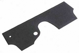 Rubber Mat, Firewall, Black, thru '59